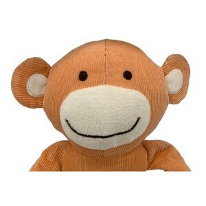 Pottery Barn Kids Long Leg Arms Corduroy Monkey Plush Tan Stuffed Animal Toy EUC